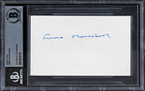 Ennio Morricone The Good, the Bad and the Ugly Signed 3x5 Index Card BAS Slabbed