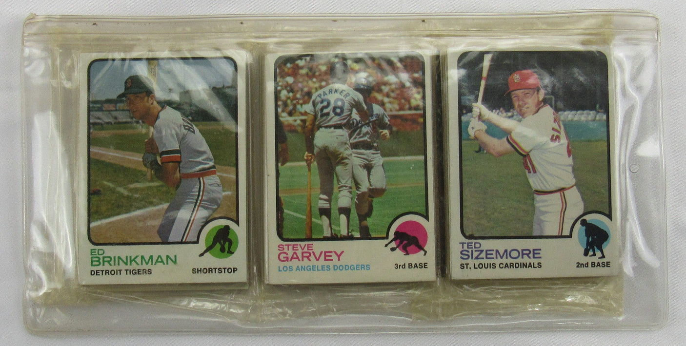 1973 Topps Baseball Card Rack Pack - Steve Garvey on Top - Read Notes