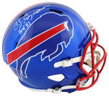 Bills O.J. Simpson "HOF 85" Signed Flash Full Size Speed Rep Helmet JSA Witness
