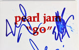 Pearl Jam (5) Vedder, McCready, Gossard +2 Signed Promo Cd Cover BAS #A85998