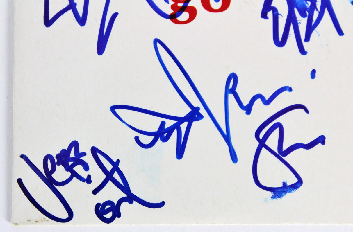 Pearl Jam (5) Vedder, McCready, Gossard +2 Signed Promo Cd Cover BAS #A85998