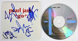 Pearl Jam (5) Vedder, McCready, Gossard +2 Signed Promo Cd Cover BAS #A85998