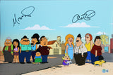 Missy Pyle & Alex Bornstein Bordertown Authentic Signed 12x18 Photo BAS #BA75438