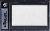 Jerry Lewis The Nutty Professor Authentic Signed 3x5 Index Card BAS Slabbed