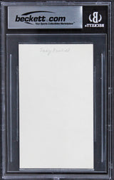 Judge Reinhold Stripes Authentic Signed 3x5 Index Card Autographed BAS Slabbed