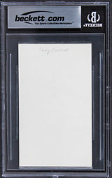 Judge Reinhold Stripes Authentic Signed 3x5 Index Card Autographed BAS Slabbed
