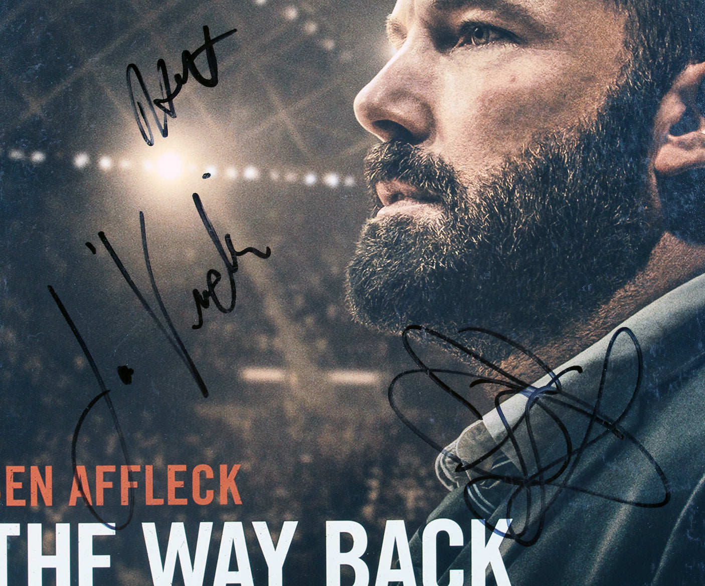The Way Back (3) DaVinchi, McArthur & 1 More Signed 12x18 Photo BAS #AA03488