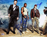 The A-Team (3) Bradley Cooper, Jackson & Copley Signed 12x18 Photo BAS #AA03493