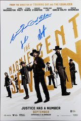The Magnificent Seven (3) Garcia-Rulfo, Sensmeier + 1 Signed 12x18 Photo BAS