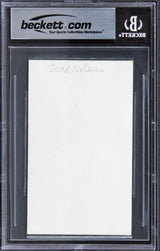 Judd Nelson The Breakfast Club Authentic Signed 3x5 Index Card BAS Slabbed