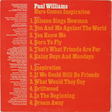 Paul Williams Signed Here Comes Inspiration Album Cover W/ Vinyl BAS #G56896