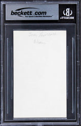 Joey Lawrence Blossom "Best Wishes" Authentic Signed 3x5 Index Card BAS Slabbed