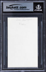 Joey Lawrence Blossom "Best Wishes" Authentic Signed 3x5 Index Card BAS Slabbed