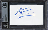 Johnathan Lipnicki Like Mike Authentic Signed 3x5 Index Card BAS Slabbed
