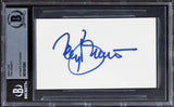 Tony Bennett Musician Authentic Signed 3x5 Index Card Autographed BAS Slabbed 1
