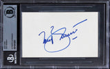 Tony Bennett Musician Authentic Signed 3x5 Index Card Autographed BAS Slabbed 2
