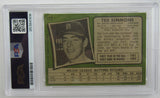 1971 Topps Ted Simmons Signed Auto Autograph Encapsulated Baseball Card PSA/DNA