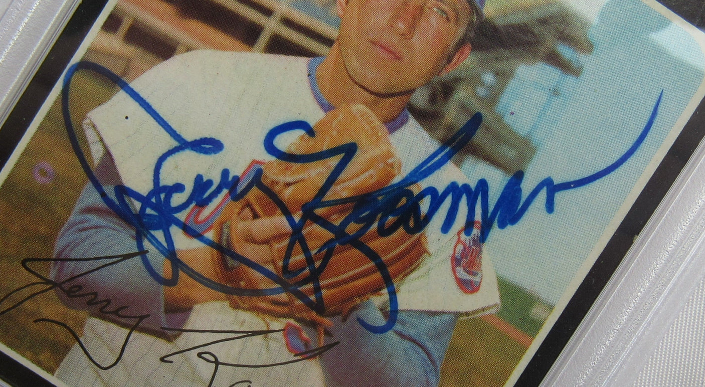 1971 Topps Jerry Koosman Signed Auto Autograph Encapsulated Baseball Card PSA/DNA