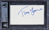 Tina Louise Gilligan's Island Authentic Signed 3x5 Index Card BAS Slabbed 1