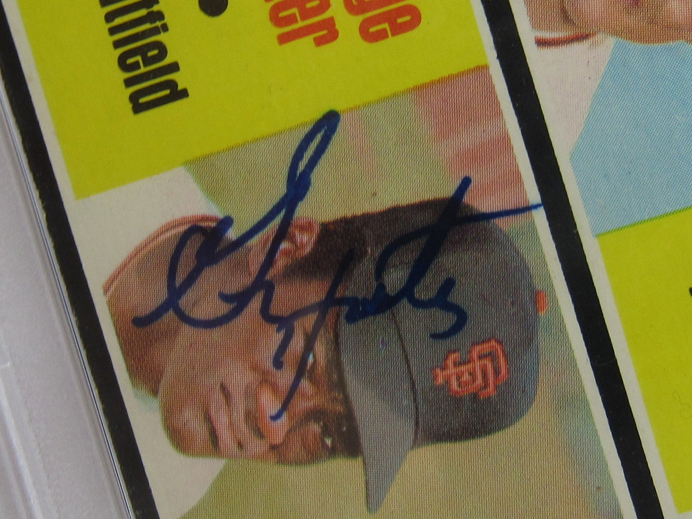 1971 Topps George Foster Signed Auto Autograph Encapsulated Baseball Card PSA/DNA