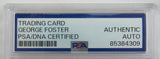 1971 Topps George Foster Signed Auto Autograph Encapsulated Baseball Card PSA/DNA