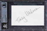 Tracey Ullman The Tracey Ullman Show Signed 3x5 Index Card BAS Slabbed