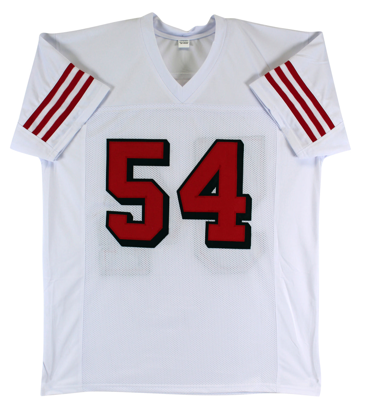 Fred Warner Authentic Signed White Pro Style Jersey w/ Dropshadow BAS