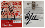 Phil Mickelson & Rickie Fowler Signed 2012 WM Phoenix Open Pass BAS #AC33614