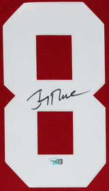 49ers Jerry Rice Authentic Signed Red Mitchell & Ness Framed Jersey Fanatics