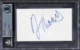 Jonathan Taylor Thomas The Lion King Authentic Signed 3x5 Index Card BAS Slabbed
