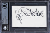 Joe Pantoliano The Matrix Authentic Signed 3x5 Index Card BAS Slabbed