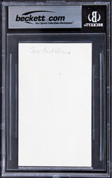 Joe Pantoliano The Matrix Authentic Signed 3x5 Index Card BAS Slabbed