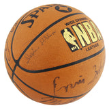 1984-85 Bulls (13) Jordan, Woolridge Signed Spalding Basketball PSA & JSA LOAs