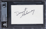 Dermot Mulroney My Best Friend's Wedding Signed 3x5 Index Card BAS Slabbed
