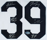 The Sandlot Cast (6) Guiry, Leopardi, York +3 Signed Jersey BAS Witness #M67180