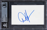 Dwight Yoakam Sling Blade Authentic Signed 3x5 Index Card BAS Slabbed
