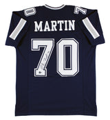 Zack Martin Authentic Signed Navy Blue Pro Style Jersey Autographed BAS Witness