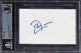 Don Cheadle Crash Authentic Signed 3x5 Index Card Autographed BAS Slabbed