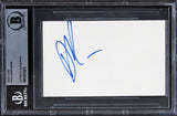 Drew Barrymore Charlie's Angels Authentic Signed 3x5 Index Card BAS Slabbed