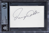 Danny Aiello Do the Right Thing Authentic Signed 3x5 Index Card BAS Slabbed
