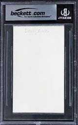 Danny Aiello Do the Right Thing Authentic Signed 3x5 Index Card BAS Slabbed