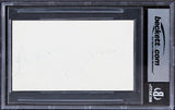 Don Adams Get Smart Authentic Signed 3x5 Index Card Autographed BAS Slabbed