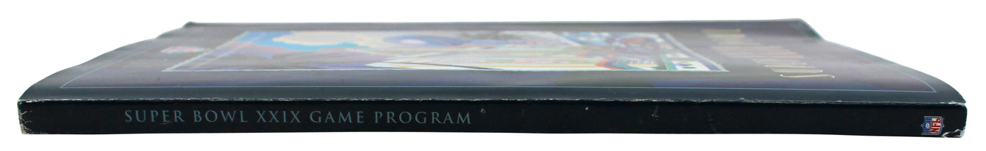 49ers Deion Sanders Authentic Signed SB XXIX Program BAS Witnessed #WV91998