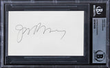 James Burrows Cheers Authentic Signed 3x5 Index Card Autographed BAS Slabbed 1