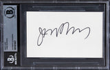 James Burrows Cheers Authentic Signed 3x5 Index Card Autographed BAS Slabbed 2