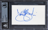 Jonathan Brandis The Neverending Story II Signed 3x5 Index Card BAS Slabbed 1