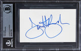 Jonathan Brandis The Neverending Story II Signed 3x5 Index Card BAS Slabbed 2