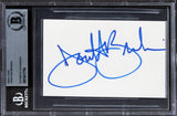 Jonathan Brandis The Neverending Story II Signed 3x5 Index Card BAS Slabbed 4