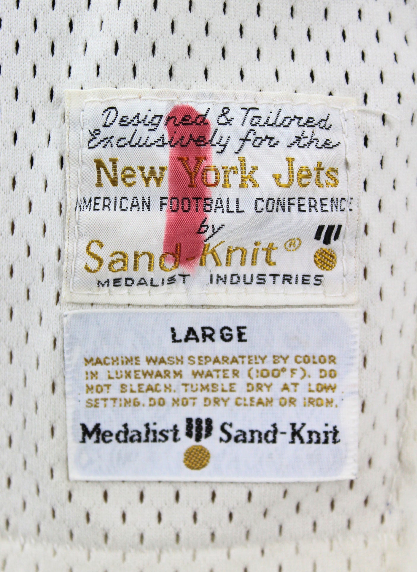 Jets Joe Namath Signed 1975-76 Game Used Jersey Graded A10! MEARS & BAS LOAs