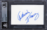 Dennis Franz NYPD Blue Authentic Signed 3x5 Index Card Autographed BAS Slabbed 1